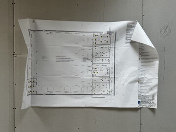 Plan mit Elektroplanung von ibz